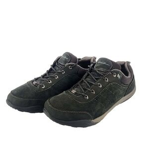 Eddie Bauer Hiking Shoes Women Size 10 Gray Suede Leather Trail 6181-485  EUC